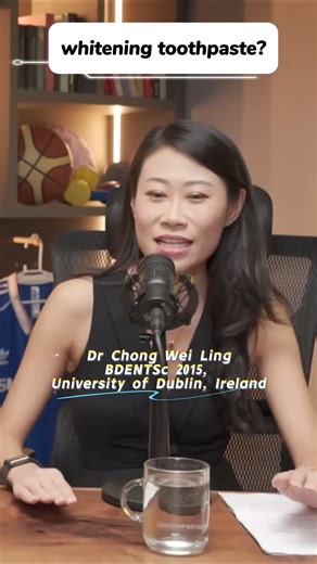 ✨ Whitening toothpaste can help remove surface stains to a certain extent, but it has its limits. 👉 It doesn’t change the natural colour shade of your teeth. What matters most? A toothpaste with fluoride ✅ — it strengthens enamel, fights cavities, and protects your smile in the long run. 🦷 So if you’re choosing a toothpaste, focus on protection first, whitening second. #OralHealthTips #ToothpasteTalk #FluorideFacts #QandMDental #全民牙科 #podcast | Q & M Dental Group