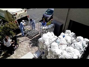 ゴミ収集車 回転板式 Garbage truck Japan 2017.5 ④