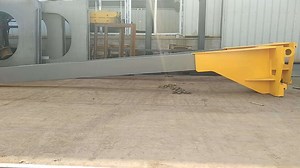 [Hot Item] Glass Container Unloading Beam Glass Container Loading Unloading Tool Forklift Skewer Attachment Arm Glass Container Crane Bar Made in China