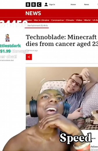 More Streamers Reactions on my YT, link in bio #rip #technobladeneverdies