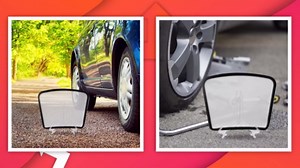 Luxshiny Realistic Windshield Model Static Cling Sticker Display for Car Window Film Sample Showcase