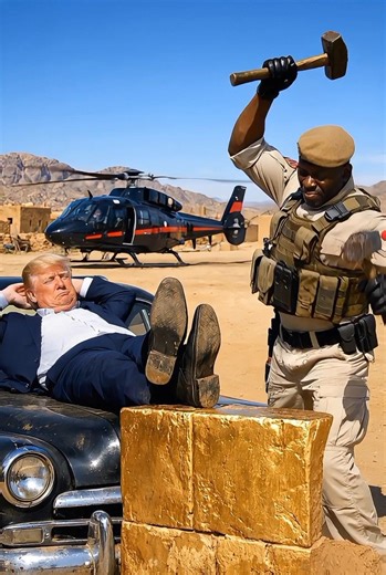 Ibrahim Tràoré vs Trump 🚁😂🚗 #politicalsatire