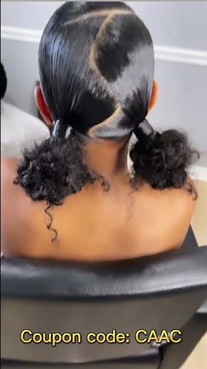 So Cute!😍How To Sleek Swoop Ponytail With Two Low Buns | Step By Step Tutorial Ft.@UlaHair