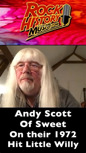 Andy Scott Of Sweet On their 1972 Hit "Little Willy" #SweetBand #LittleWilly #GlamRock #70sRock #BritishRock #ClassicRock #RockHistory #ClassicHits | Rock History Book/Music