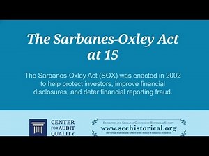 SOX and Audit Quality