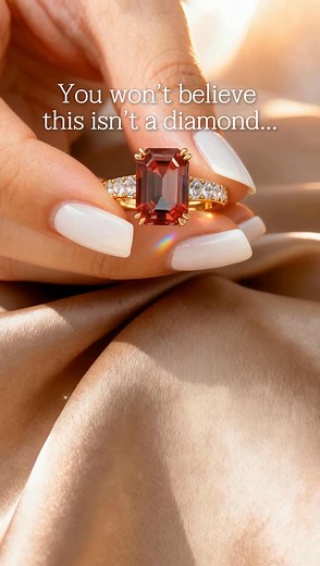 2.1K views | **When red becomes your power color ✨** **This isn't just another ring moment** The Camilla features a breathtaking 3CT emerald cut red moissanite that commands attention in every room. Handcrafted in 18K gold vermeil with top-grade clarity, it's bold elegance with a lifetime promise. Because some statements deserve to last forever. Shop link in bio  #RedMoissanite #EmeraldCut #StatementRing #LuxuryJewelry #MoissaniteRing | Awareness Avenue | Facebook
