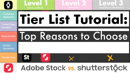 Adobe Stock vs Shutterstock 評級表：比較兩者哪個更適合你的內容！ (Adobe Stock vs Shutterstock Tier List: A Comparison of Adobe Stock and Shutterstock for Your Content)