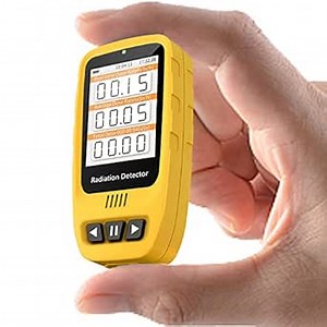 Geiger Counter Nuclear Radiation Detector, Personal Dosimeter, Portable Beta Gamma X-ray Radiation Monitor with Backlight LCD Display, Battery Powered (0.08uSv – 50mSv)