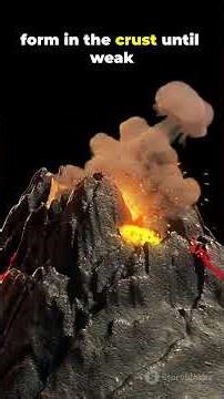 How Volcanoes Erupt Quick Explanation! #Volcano #EarthScience #HowItWorks #NatureFacts