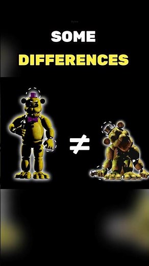 Golden Freddy And Fredbear are not the same Animatronics! #fnaf #fredbear #goldenfreddy