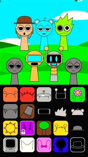 Sprunki Funny Characters Music Battle Gameplay , #shorts