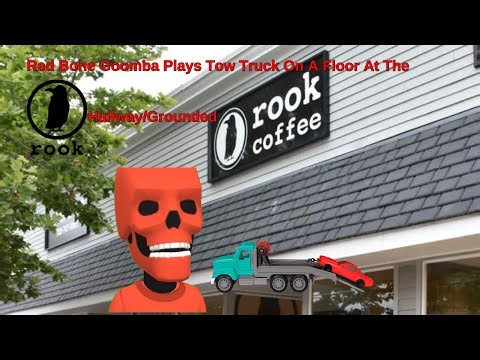 Red Bone Goomba Plays Tow Truck On A Floor At The Rook Coffee Hallway/Grounded