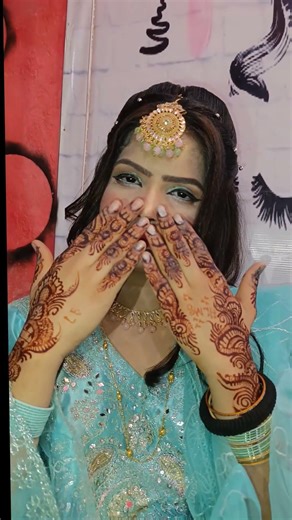 shimmer makeup look👰By Hiba Khan #beautyfashion #eyemakeup #beautyinspiration #makeupartist