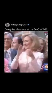 In 1996, the Democratic National Convention (DNC) saw an unexpected and memorable moment when delegates, attendees, and even some politicians joined in doing the Macarena, a popular dance craze of the time. | History In Pictures