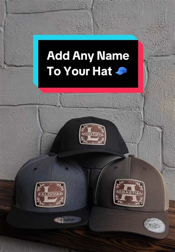 Customize Your Own Monogram Hat