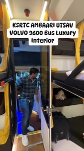4.5K views · 29 reactions | KSRTC AMBAARI UTSAV VOLVO 9600 Multi Axle AC Sleeper Bus #karnataka | 200Journeys | Facebook