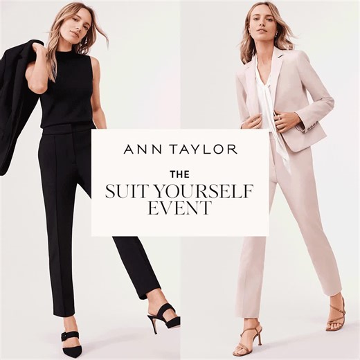We rarely do this: Our iconic suiting is now on sale (!) | Ann Taylor