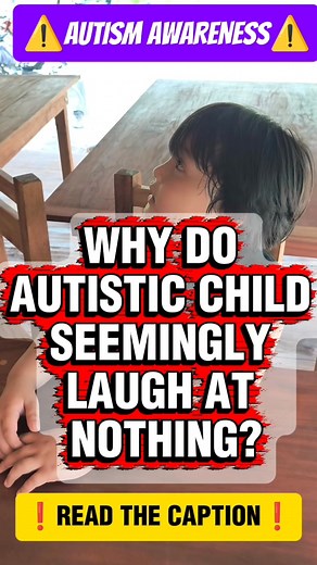 When an autistic child laughs seemingly “at nothing,” it’s usually not random — it just might not make sense to others. Here are some common reasons why: 🌟 1. Internal Triggers (Thoughts or Memories) They might be remembering something funny that happened earlier — a sound, a word, or a visual image that popped into their mind. Autistic people often have vivid internal worlds, and their reactions can be to something internal, not external. 🔊 2. Sensory Responses Some autistic children are high