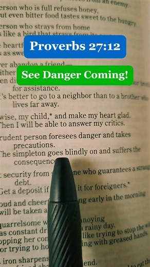 See Danger Coming! Proverbs 27:12 NLT #bible #danger #prudent #scripture #scriptures #bibleverse