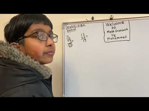 Double digit addition