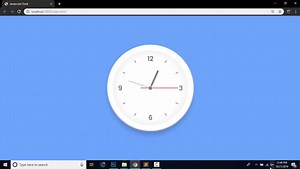 使用HTML5 CSS3和Javascript工作模拟时钟