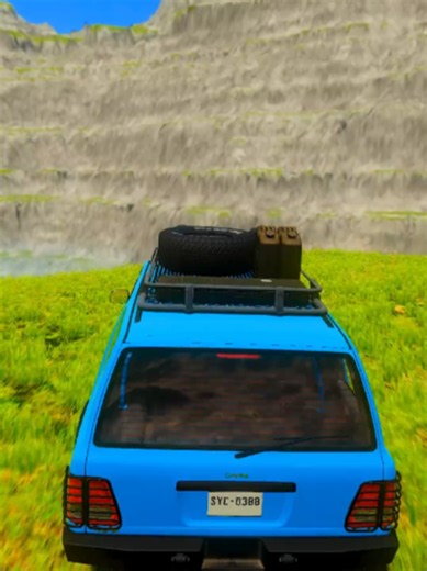 Cars vs Giant Lava Pit BeamNG.drive crash compilation