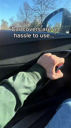 First Automatic car cover with anti theft system