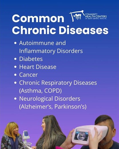 Common chronic diseases for all ages