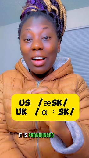Ask: pronunciation #englishteacher #englishlanguage #englishlearning #ingles #learnenglish | Adaeze Nwadike