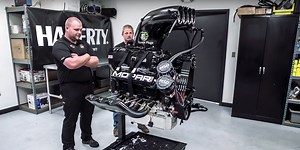 Watch an 11,000-HP Dragster Engine Get Rebuilt In Seven Minutes