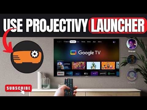Google TV: How To Use Projectivy Launcher | Use Projectivy Launcher on Google TV!