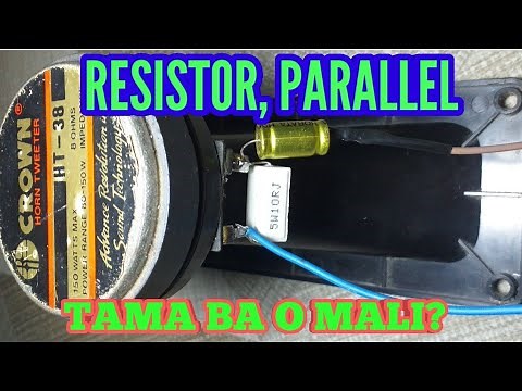 HOW TO CONNECT RESISTOR TO TWEETER? (WITH MASTER JOV'S)