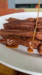 Choco Churros with Homemade Caramel | Glester Capuno