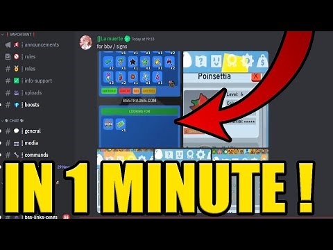 HOW to JOIN BEE SWARM SIMULATOR TRADE DISCORD SERVER ✅PC & MOBILE✅