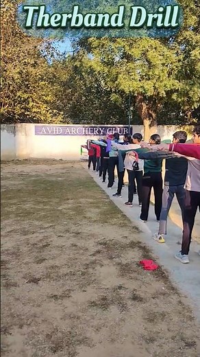 Theraband drill technique practice #technique #musclememory #archerylifestyle #activelifestyle #top