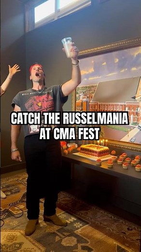 Keepin’ the party shenanigans going thru #CMAfest! Get tix at CMAfest.com/tickets #russelldickerson