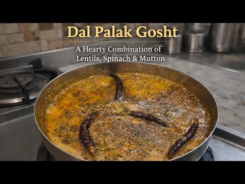 Dal Palak Gosht 😋| Homestyle Hyderabadi Recipe | YumVlogs 