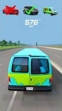 Extreme 603 MPH Speed Test(Ford, Toyota, Scooby-Doo) - BeamNG Drive