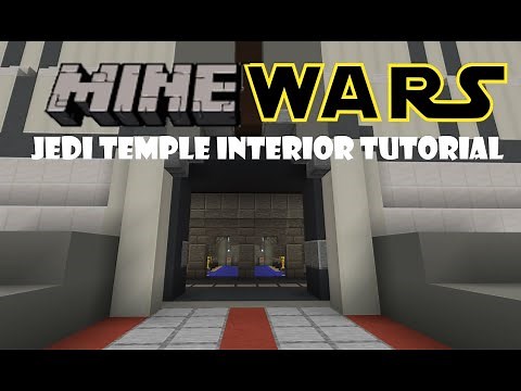 Minecraft:Star Wars Jedi Temple Interior build Tutorial