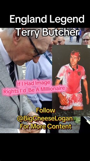 England Legend Terry Butcher on that iconic world cup 1990 image.