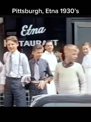 Vintage footage of Pittsburgh, Etna 1930s | Johnny Pittsburgh