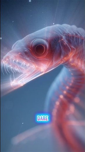 The Deep Sea Dragonfish 😱 The Monster That Glows in the Dark!#Dragonfish #DeepSeaCreatures#wildlife