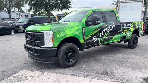Another upgrade to keep our service fast, clean, and on point. Quality over quantity, every job, every time. #NewTruck #ReadyToWork #SyntechTurf #TurfLife #LuxuryTurf