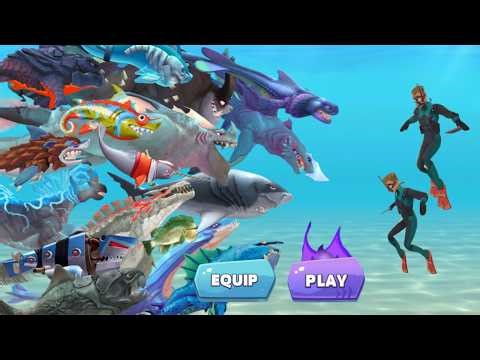 ALL HUNGRY SHARK EVOLUTION VS ALL HUMAN NEW 2026 - Hungry Shark Evolution