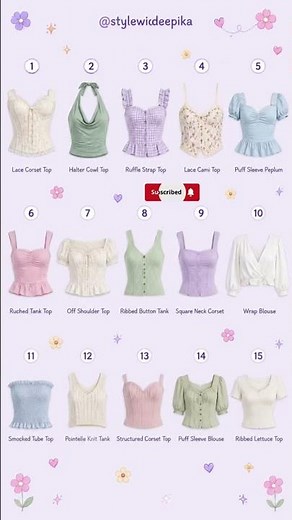 15 Cute Feminine Top Ideas for Women | Trendy Corset, Puff Sleeve, Ribbed & Peplum Tops ✨ #shorts