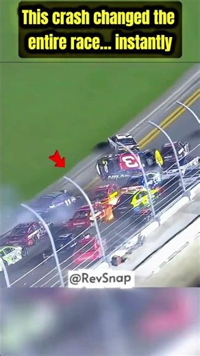 He Walked Away From THIS?! | NASCAR Crash Chaos 😱 #shorts #nascar