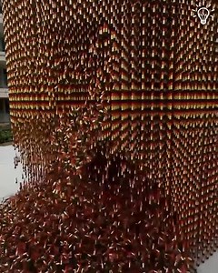 Trying the domino effect with thousands of lipsticks 💄(Special Effect) | Simple ideas