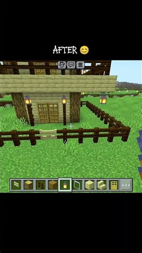 I Built This Beautiful Minecraft House 😍 #minecraft #minecraftshorts #minecraftsurvival