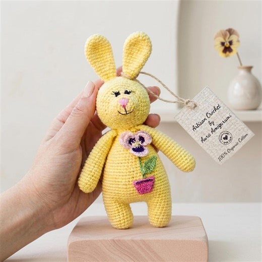 Bunny Crochet Pattern PDF | Easter Bunny Crochet | Amigurumi Bunny Toys Pattern | Rabbit Crochet Pattern for Beginners | Instant Download - Etsy