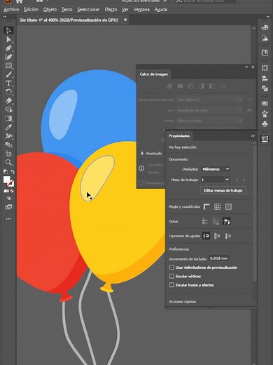 Mejorando el Calco de Imagen en Adobe Illustrator